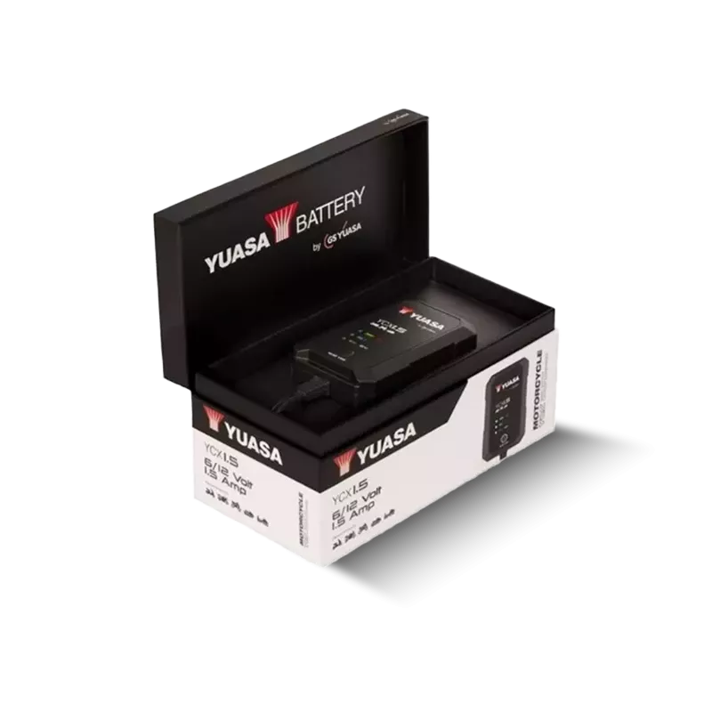 Yuasa Ladegerät YCX1.5 6V/12V 1,5A Smart Motorcycle Charger