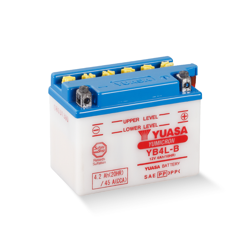 YUASA YB4L-B / 50411 12V 4,2Ah/C20 - 45A (EN) Motorradbatterie