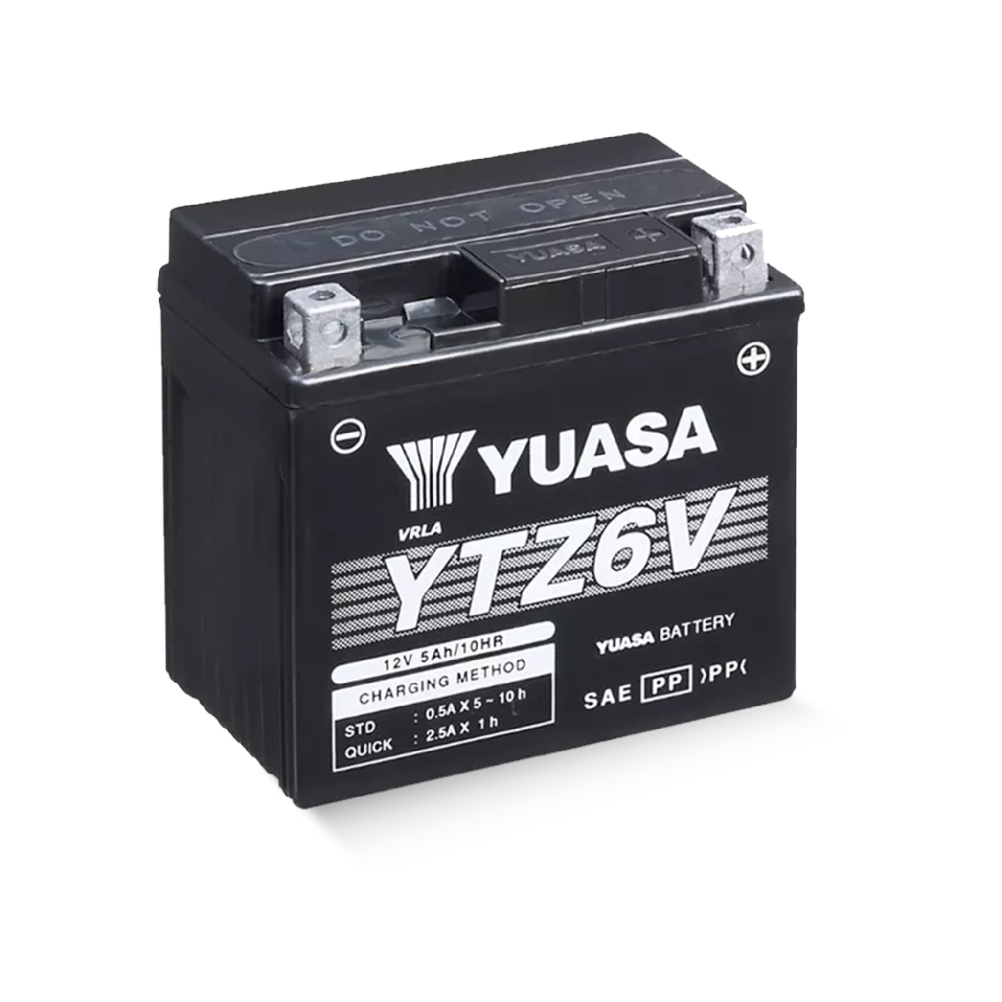 YUASA YTZ6V WC 12V 5,3Ah/C20 - 90A (EN)  Motorradbatterie WF