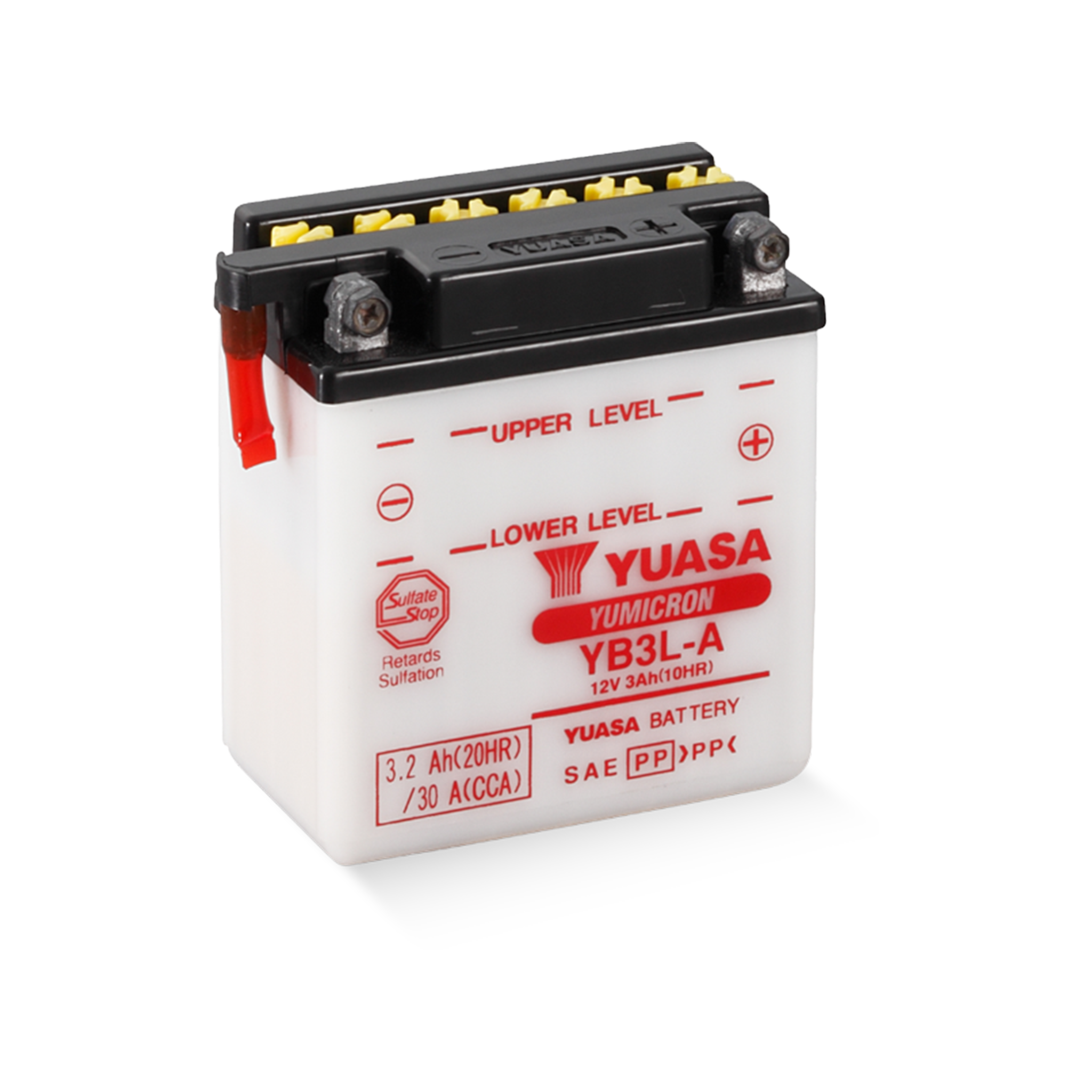 YUASA YB3L-A DC 12V 3,2Ah/C20 - 30A (EN) Motorradbatterie