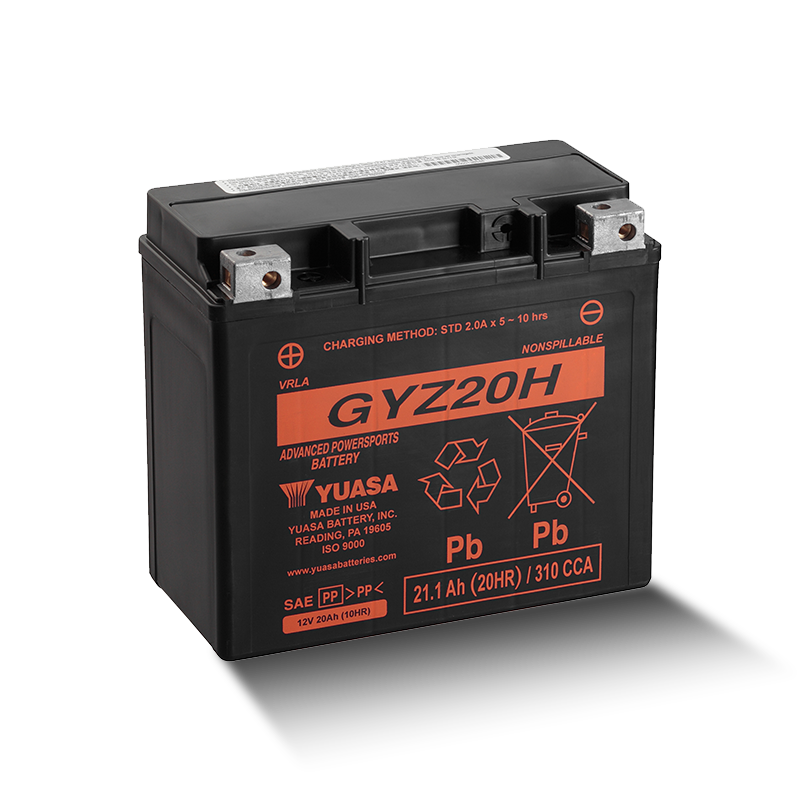 YUASA GYZ20H WC 12V 21,1Ah/C20 - 320A (EN) Motorradbatterie WF
