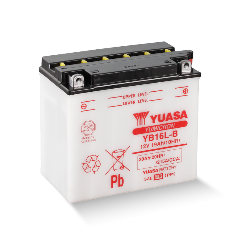 YUASA YB16L-B 12V 20Ah/C20 - 215A (EN) Motorradbatterie