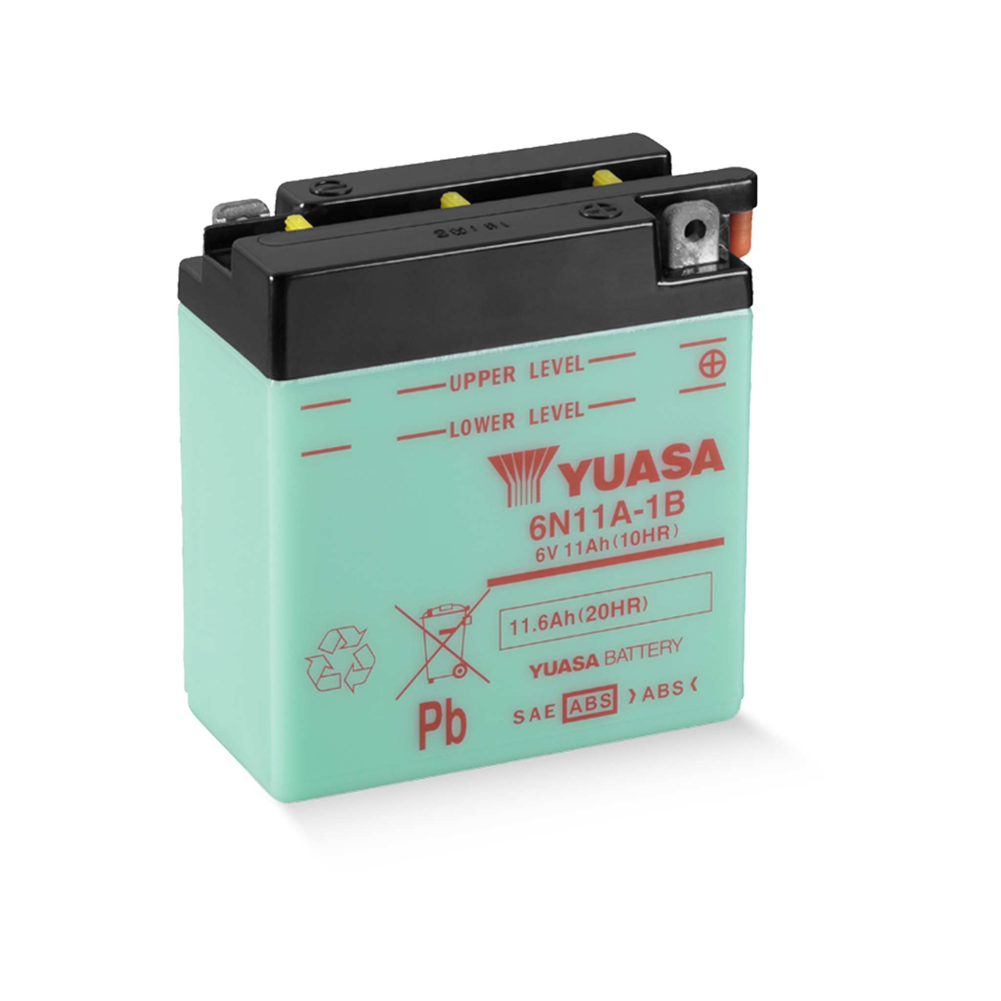 YUASA 6N11A-1B 6V 11,6Ah/C20 - 80 A (EN) Motorradbatterie