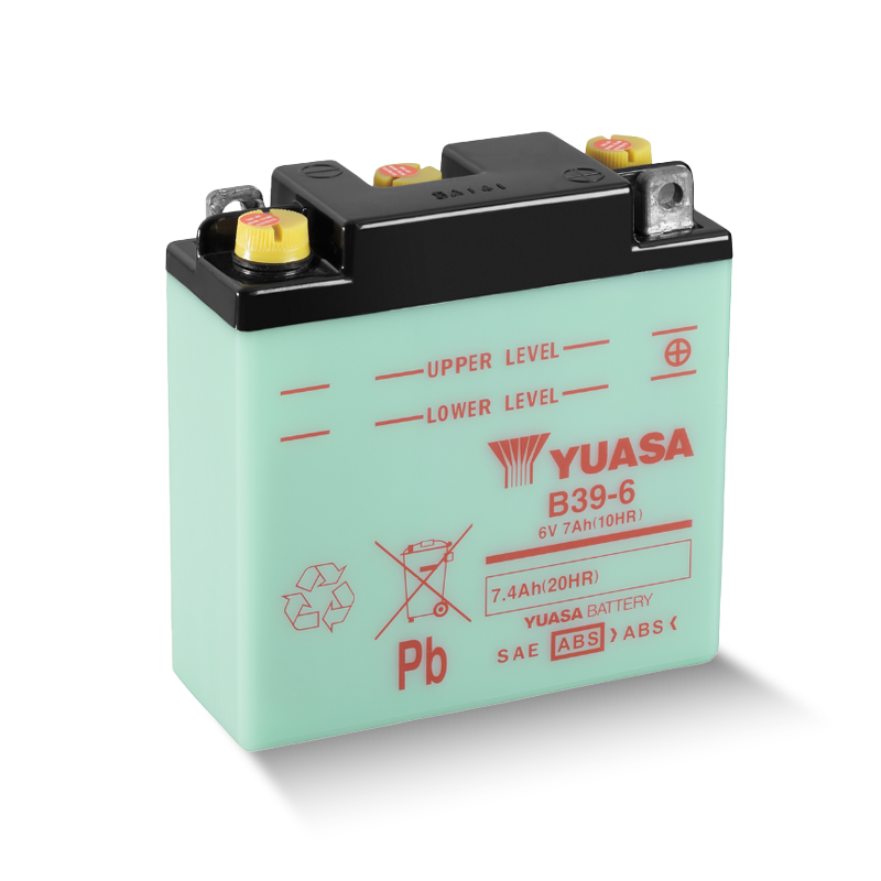 YUASA B39-6 / 00714 6V 7,4Ah/C20 Motorradbatterie