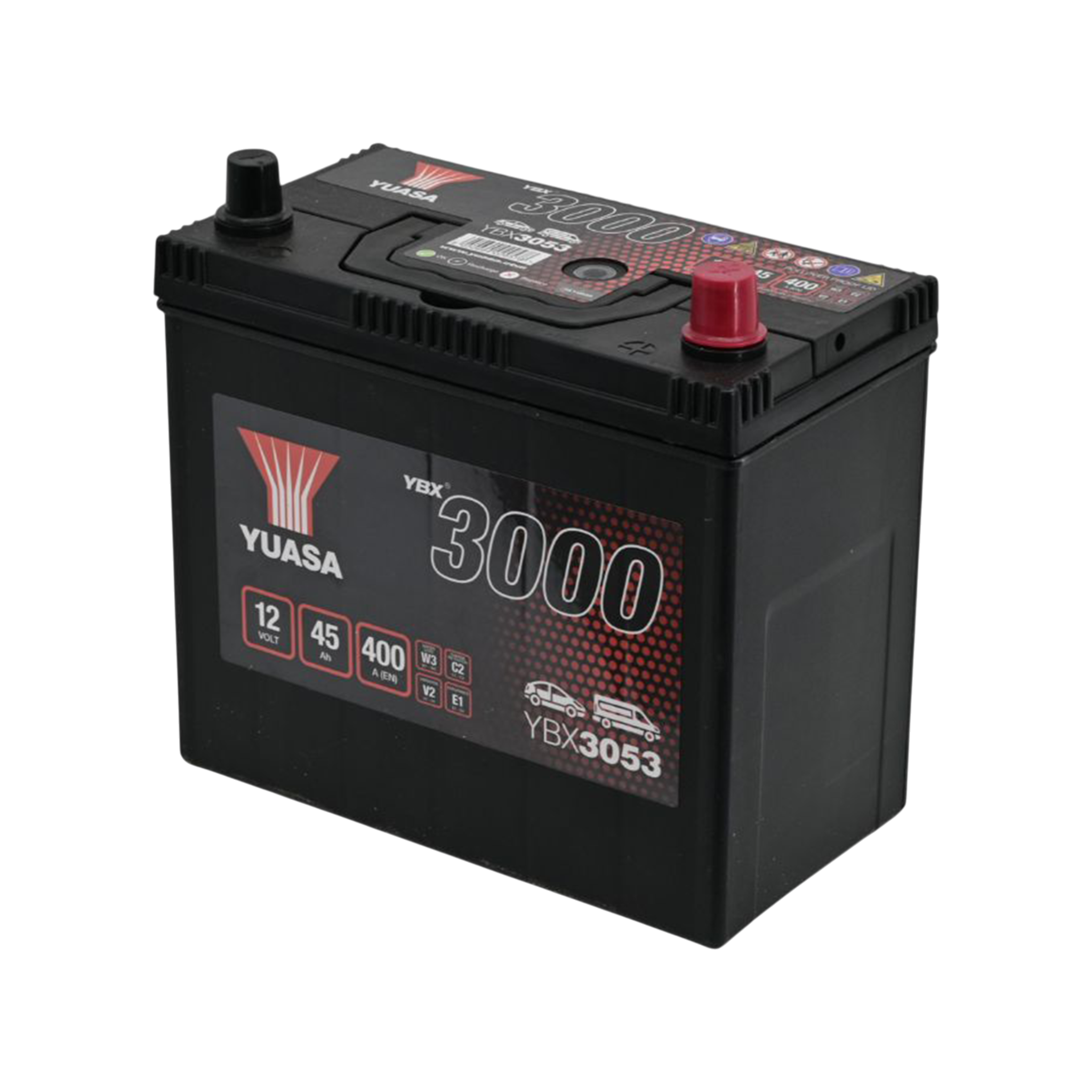 YUASA YBX3053 SMF Starterbatterie  12V 45Ah 400A(EN)