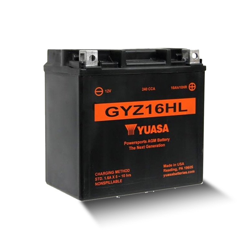 YUASA GYZ16HL WC 12V 16,8Ah/C20 - 240A (EN) Motorradbatterie WF