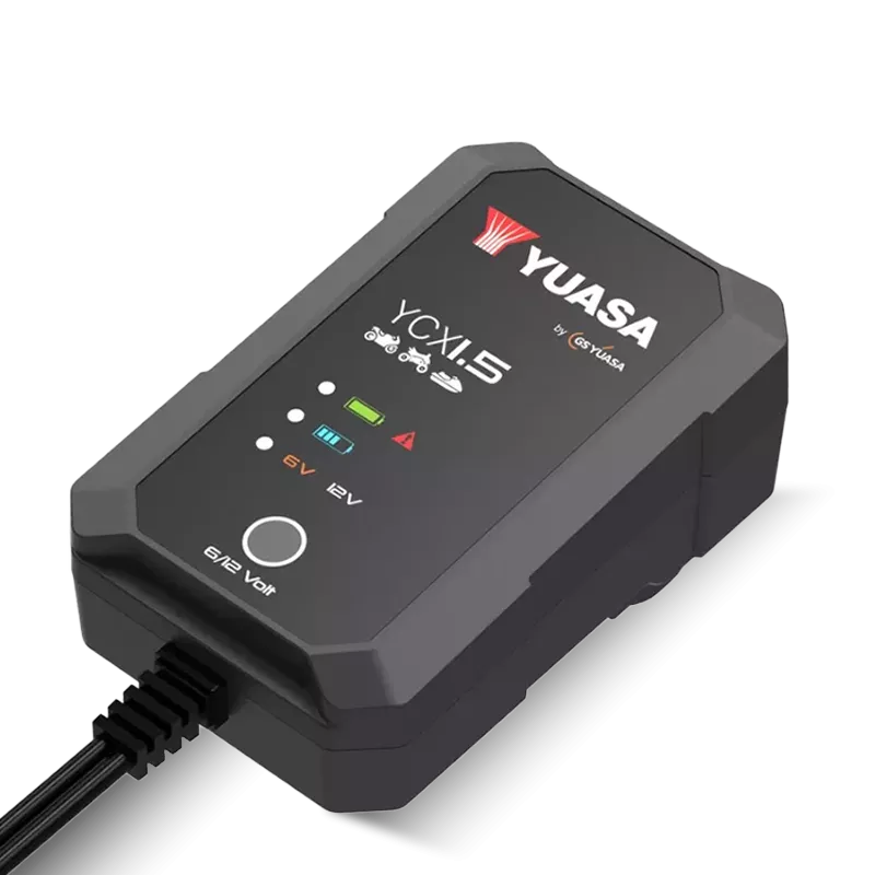 Yuasa Ladegerät YCX1.5 6V/12V 1,5A Smart Motorcycle Charger