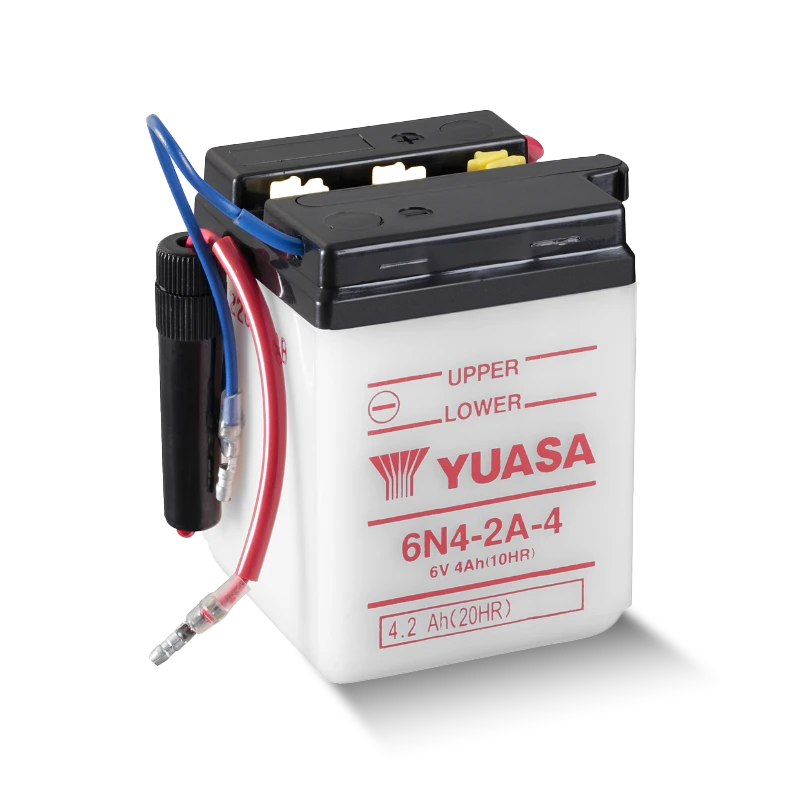 YUASA 6N4-2A-4 / 00411 6V 4,2Ah/C20 Motorradbatterie