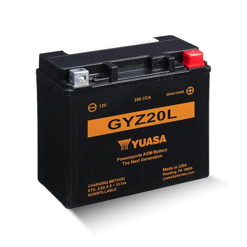 YUASA GYZ20L WC 12V 21,1Ah/C20 - 250A (EN) Motorradbatterie WF